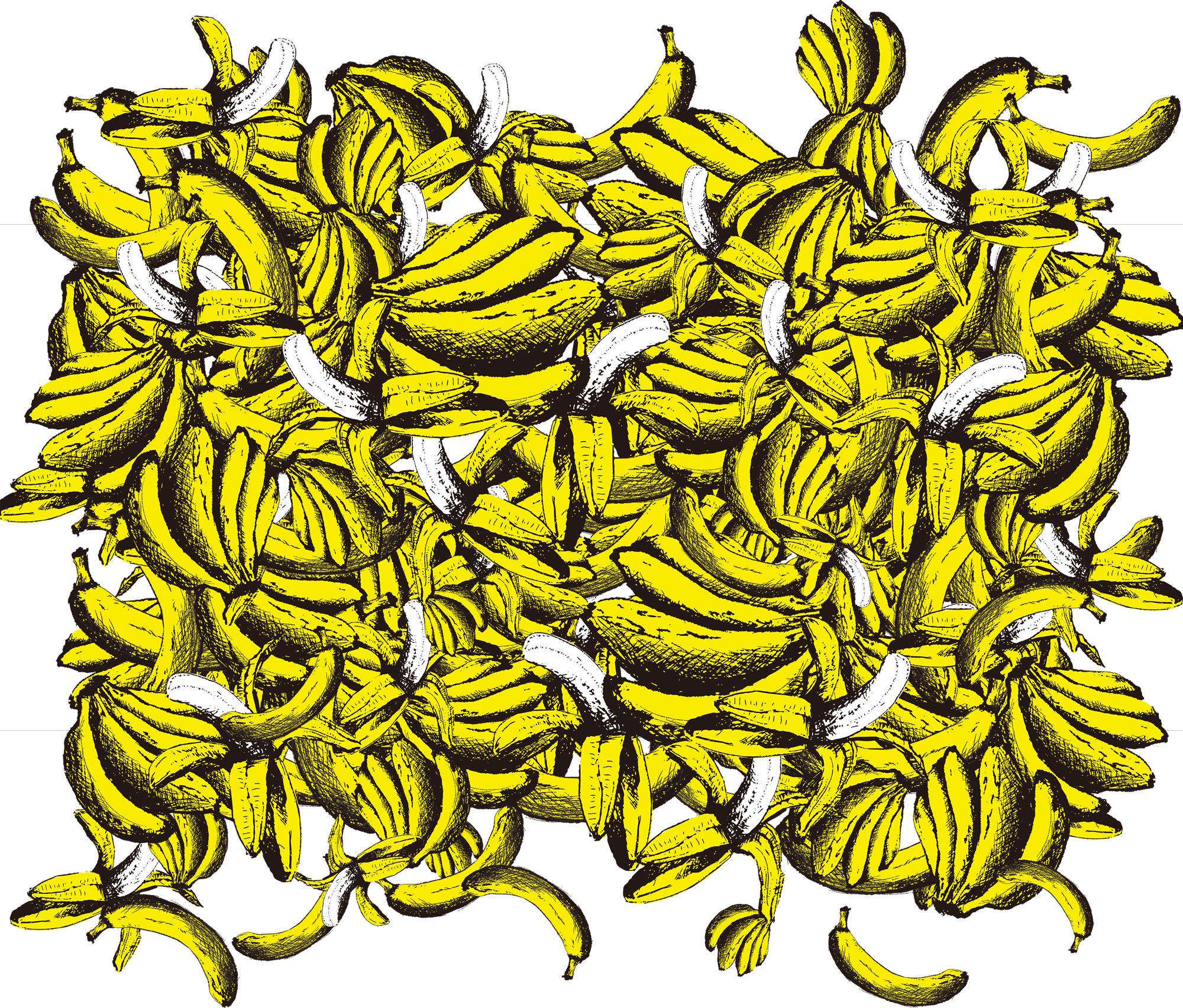 落ちるバナナ